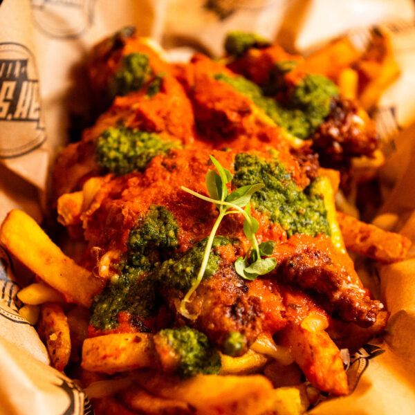 Chicken Vodka Loaded Fries