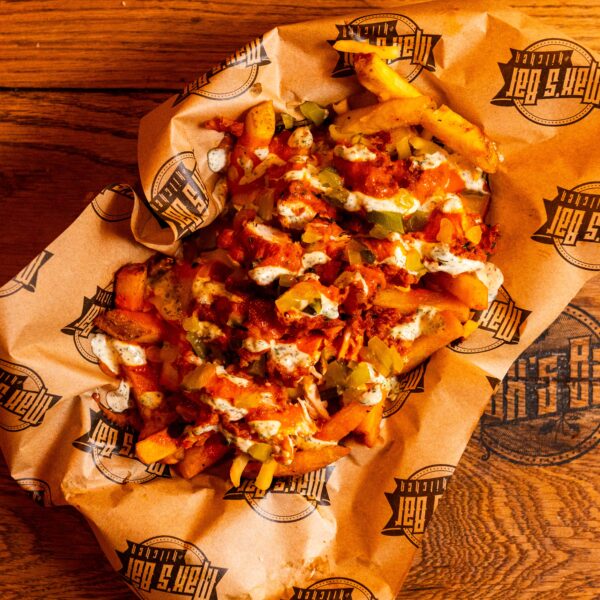Buffalo Chicken Loaded Fries